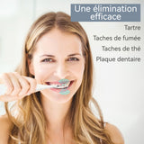 Détartreur Dentaires 2 en 1 Brosse à Dents Électrique étanche IPX6 pour Hydropulseurs et Irrigateurs pour Détartrage Dentaire