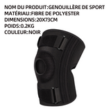 Genouillère sport Unique genouillère pour homme et femme genouillère élastique respirant genouillères de compression pour le sport