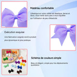 Barettes cheveux fille 20 PCS 4x5cm couleurs mélangées accessoires pour cheveux avec nœud pour filles facile à porter antidérapant