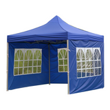 Tente d'extérieur en tissu Oxford 210D, fenêtre romaine 3x2M tissu Oxford pliant imperméable et imperméable à la pluie bleu