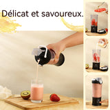 Presse-agrumes 600ml 3000mah presse-agrumes portable avec glace pilée presse-agrumes électrique avec lumière et affichage numérique