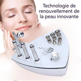 Microdermabrasion diamant 2 en 1 exfoliation élimination des peaux mortes appareil de beauté à domicile avec aérographe beauté