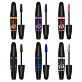 Mascara 6 PCS Mascara coloré épais et long imperméable et non maculable peut être utilisé comme maquillage d'halloween et de fête