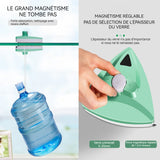Nettoyeur de vitres magnétique double face 5 niveaux de réglage de l'aimant lave-vitre electrique pour double vitrage de 5 à 30 mm