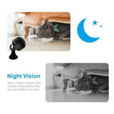 Mini camera 1080p wifi 15m distance effective vision nocturne caméra cachée 32Go carte mémoire gratuite détecteur mouvement nuit