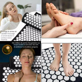 Coussin de massage acupuncture ensemble avec sac acupression pour detente tapis massage multifonctionnel réduire la fatigue