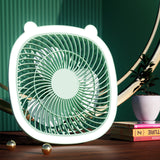 Nouveau bureau bureau muet ventilateur électrique mini portable charge usb bureau petit ventilateur maison dortoir grand vent