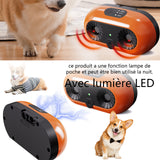 Anti Aboiem 116x37.5x60mm1200mah réglage à 3 vitesses 15-30khz dispositif anti-aboiements à ultrasons intelligent avec lumière LED