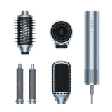 Ensemble de brosse soufflante 5 en 1 1100w 3 niveaux réglables avec ions négatifs peigne à air chaud brosse chauffante portable