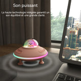 Enceinte bluetooth 1200mah 4 modes de jouer bluetooth 5,4 USB enceinte portable avec RGB veilleuse prise en charge de la carte tf