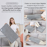 Couverture électrique 50x100cm couverture châle électrique avec 9 modes de température et 4 modes de temps peut chauffé rapidement