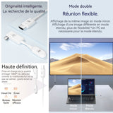 HDMI sans Fil 5G 1080P Prend en charge la diffusion Netflix Émetteur et Récepteur Pour téléphones mobiles vers HDTV Avec adaptateur