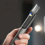 Tondeuse cheveux 24x3,5cm Acier inoxydable+ABS 3 en 1 Silencieux Longueur réglable Rechargeable par USB Compact et portable Rasoir