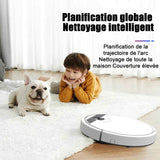 Robot aspirateur 2800pa durée de fonctionnement environ 90 min intelligent cleaning technology whole house high coverage cleaning