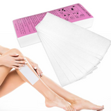 Papier épilatoire 500PCS 4x6cm la lingette épilatoire jetable douce pour la peau ne perd pas de poils et ne laisse pas de résidus