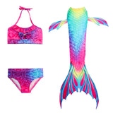 Queue de sirène 100cm longueur de la jupe queue de sirène maillots de bain filles mermaid bikini costume de sirène maillot de bain