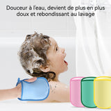 Gants exfoliants 4 PCS gant exfoliant ultra doux le corps gants de gommage anti-déchirure et anti-traction conception double face