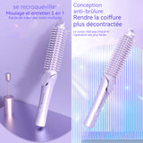 Fer à friser 2 en 1 38W 3x30cm 5 niveaux réglage la température lcd écran arrêt automatique fer à boucler pour curling et lissage