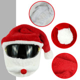 Housse de casque de noël en plein air, chapeau de moto monté sur la tête, couvre-chef, cadeau d'équitation, chapeau de noël