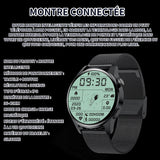 Montre connectée montre intelligente appel Bluetooth montre de sport 360x360 IPS montre diamètre 36-40mm charge magnétique noir