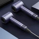 Sèche cheveux 1600W 3 niveaux de vitesse du vent 4 réglages de température Contrôle intelligent de la température Autonettoyant