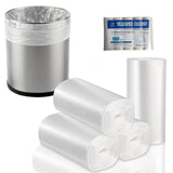 Sacs poubelle 100pcs 4 gallons 45x50cm Corbeille à papier transparente doublée d'un sac poubelle Durable et résistant Épais durable