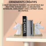 Ornements 14,5x20,5x9,3cm serre-livres licorne ornement maison décorations bureau bibliothèque bricolage petits objets decoratifs