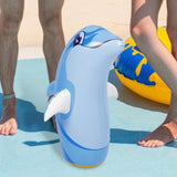 Jouet gonflable de dauphin 92cm décoration de dauphin pour enfants gonflable dauphin jouet de piscine de dauphin gonflable en pvc
