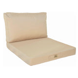 Coussin deux pièces coussin de chaise 60x60x8cm coussin chaise coussin chaise de jardin déhoussable coussin exterieur beige carré