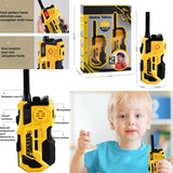 Talkie walkie enfants 200 m distance de transmission de interphone sans fil appel en un clic cadeaux jouets interactifs d'extérieur