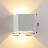 Applique d'intérieur à led moderne simple Applique d'extérieur à led imperméable à l'eau Applique de chevet pour salon d'hôtel