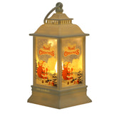 Fournitures de décoration de noël, lanterne de neige du père noël, pendentif d'arbre de noël, décorations de fenêtre
