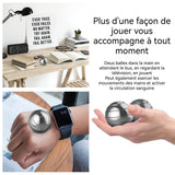 Jouets 38x34mm boule de bureau rotative entièrement démontable gyroscopes de transport à doigt jouets gyroscopiques anti-stress