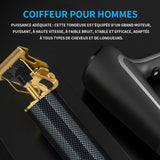 Tondeuse a cheveux 154x40x23mm afichage numerique netoyeur corps entier afichage numerique silencieux outils electriques sans fil