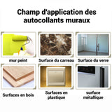 Stickers Muraux 70x50cm PVC Couleurs vives et éclatantes Thème Pat'Patrouille Ajoute vitalité et gaieté à la chambre d'enfant
