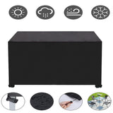 Housse salon de jardin 308x138x98 cm 420 D housse pour meubles de jardin housses pour mobilier de jardinImperméable anti-UV noir