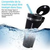 Presse-agrumes électrique 470ml le gobelet mélangeur sportif peut être trempé dans l'eau IP7 corde de suspension en silicone