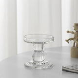 4 pièces Bougeoir en verre  Aromathérapie  Colonnes romaines  Décoration intérieure  Supports de bougie  Décorations de table