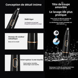 Tondeuse pour poils de nez matériau abs,lame lavable rasoir nasal électrique non invasif rechargeable par usb tondeuse à sourcils