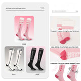 Bas de contention lot de 3 paires de différentes couleurs respirant et résistant pour sportive cyclisme chaussettes de compression