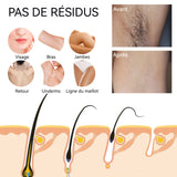 Bandes de cire non tisséesCire épilatoire 10 paires  Doux pour la peau  Portable  Sans chaleur bande de cire froide dépilatoire