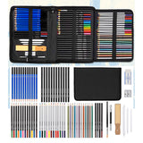 rayons de couleur 72 articles 29,5 x 21,5 x 4 cm plusieurs couleurs crayons de couleur pour croquis ensemble de peinture avancé