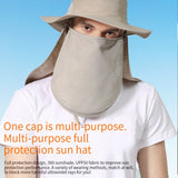 Protection du visage pêcheur chapeau couverture visage chapeau extérieur équitation cou protection solaire chapeau de soleil mâle