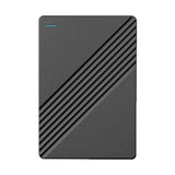 Disque dur externe 750GB USB 3.0 disque dur externe mobile storage 5400 tr/min Système de support Windows/OS/Linux aluminium noir