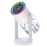 Humidificateur à projection de ciel étoilé 280ml basculez librement entre le plafond étoilé et la veilleuse 2 modes muet blanc