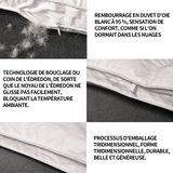 Couette d'été 180x220cm uniformité des divisions de remplissage poids léger pour l'été couette légère absolue légère couette blanc