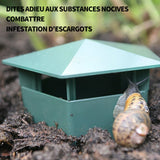 Piège à limaces 13x10.5cm attrape-escargots en plastique piège à escargots de bière pour attraper limaces et escargots pour jardin