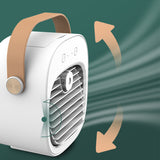 Ventilateur d'air conditionné froid   3 vitesses  Nano spray  Refroidissement rapide  Ventilateur refroidisseur d'eau de bureau