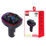 émetteur fm bluetooth chargeur usb voiture voltage émetteur fm mains libres voiture bluetooth mp3 allume-cigare chargeur pd