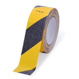 Ruban antidérapant givré Matériau PVC jaune + noir Sol escalier piscine antidérapant Conception élargie et épaissie 5 cm * 10 m